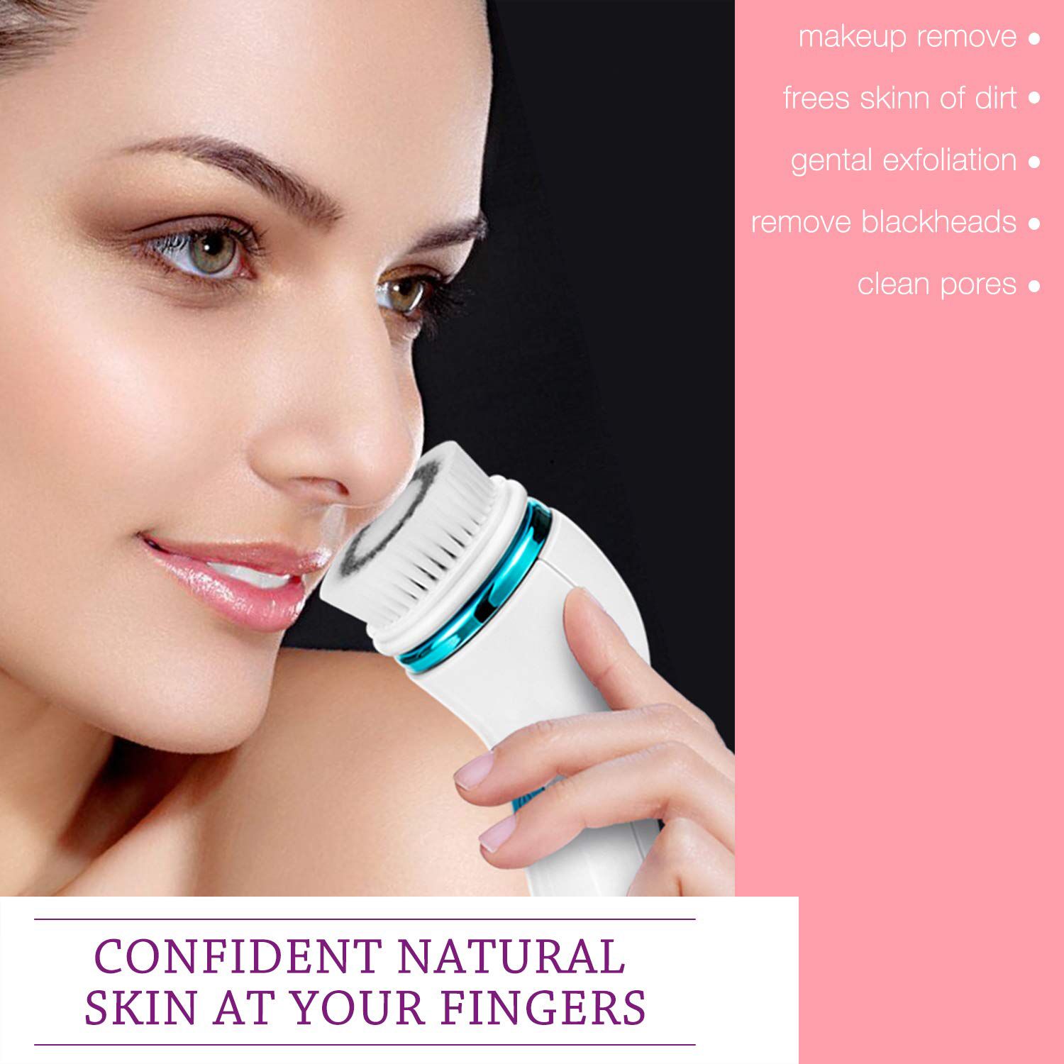4-in-1 Facial Cleansing Brush Set