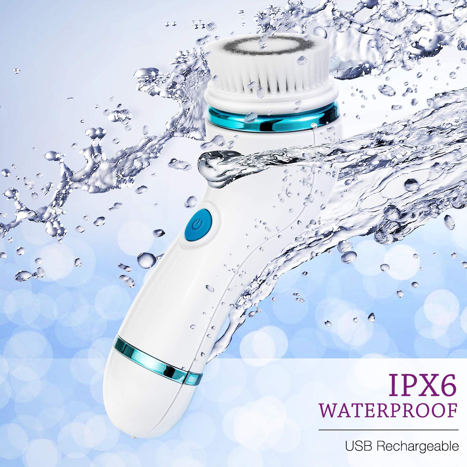 4-in-1 Facial Cleansing Brush Set